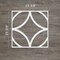 Ekena Millwork Large Crosby Decorative Fretwork Wall Panels in Architectural Grade PVC, 23 3/8"W x 23 3/8"H x 3/8"T WALP24X24CRO - alternate 2